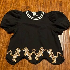 Queen of Sparkles Tiger Top.